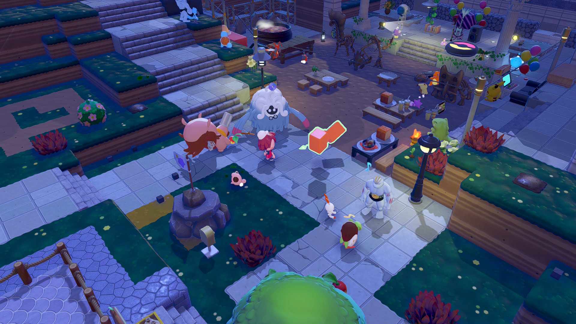 Pokemon Sleeping in the wild